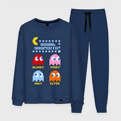 Костюм хлопковый мужской Pac-Man: Usual Suspects, цвет: тёмно-синий