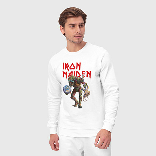 Мужской костюм Iron Maiden: Zombie / Белый – фото 3