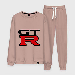 Костюм хлопковый мужской Gtr, цвет: пыльно-розовый