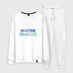 Костюм хлопковый мужской Imagine Dragons: Clear Sky, цвет: белый