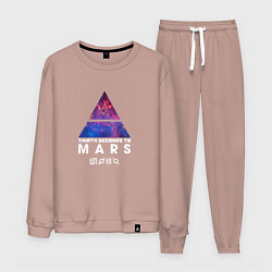 Костюм хлопковый мужской 30 STM: cosmos, цвет: пыльно-розовый