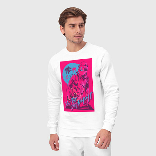 Мужской костюм You're dead meat / Белый – фото 3