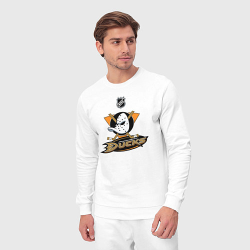 Мужской костюм NHL: Anaheim Ducks / Белый – фото 3