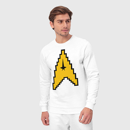 Мужской костюм Star Trek: 8 bit / Белый – фото 3