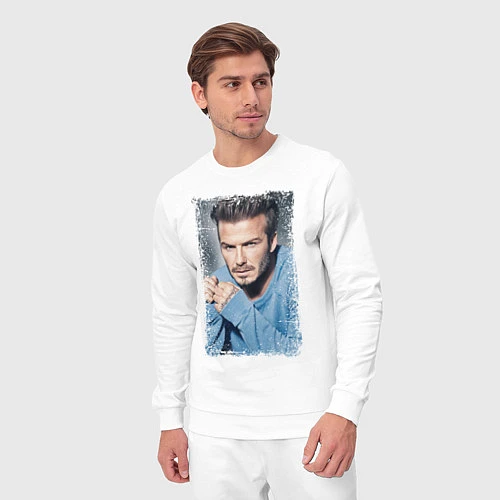 Мужской костюм David Beckham: Portrait / Белый – фото 3