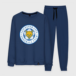 Костюм хлопковый мужской Leicester City FC, цвет: тёмно-синий