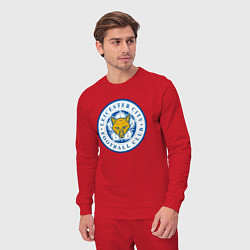 Костюм хлопковый мужской Leicester City FC, цвет: красный — фото 2