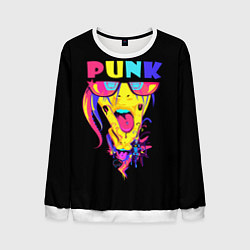 Свитшот мужской Punk, цвет: 3D-белый