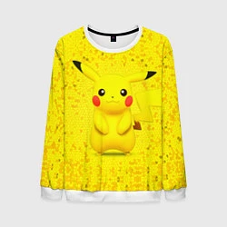 Свитшот мужской Pikachu, цвет: 3D-белый