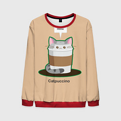 Свитшот мужской Catpuccino, цвет: 3D-красный