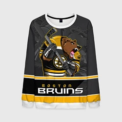 Свитшот мужской Boston Bruins, цвет: 3D-белый