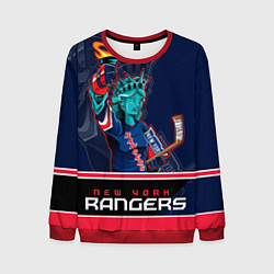 Свитшот мужской New York Rangers, цвет: 3D-красный