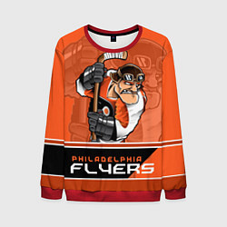 Свитшот мужской Philadelphia Flyers, цвет: 3D-красный