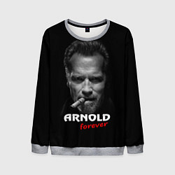 Свитшот мужской Arnold forever, цвет: 3D-меланж