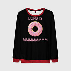 Свитшот мужской Donuts, цвет: 3D-красный