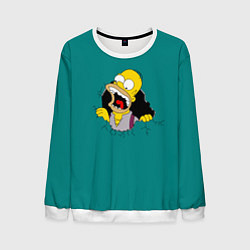 Свитшот мужской Alien-Homer, цвет: 3D-белый