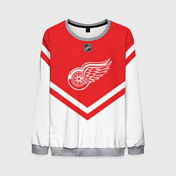 Свитшот мужской NHL: Detroit Red Wings, цвет: 3D-меланж