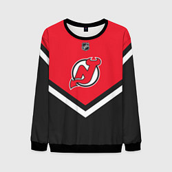 Свитшот мужской NHL: New Jersey Devils, цвет: 3D-черный