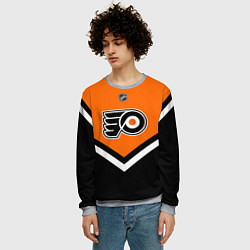 Свитшот мужской NHL: Philadelphia Flyers, цвет: 3D-меланж — фото 2