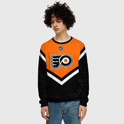 Свитшот мужской NHL: Philadelphia Flyers, цвет: 3D-черный — фото 2