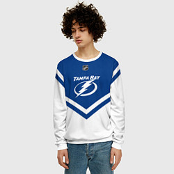 Свитшот мужской NHL: Tampa Bay Lightning, цвет: 3D-белый — фото 2
