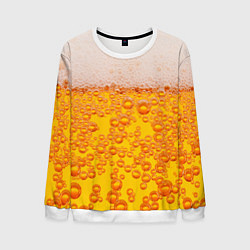 Свитшот мужской Пивная тема, цвет: 3D-белый