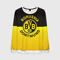 Свитшот мужской Borussia Dortmund FC, цвет: 3D-белый