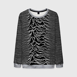 Свитшот мужской Joy Division: Unknown Pleasures, цвет: 3D-меланж