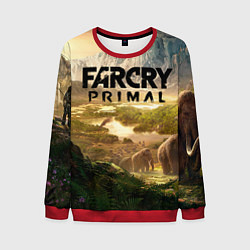 Свитшот мужской Far Cry: Primal, цвет: 3D-красный