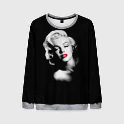 Свитшот мужской Мэрилин Монро, цвет: 3D-меланж