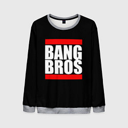 Свитшот мужской Run Bang Bros, цвет: 3D-меланж