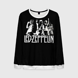 Свитшот мужской Led Zeppelin: Mono, цвет: 3D-белый