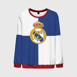 Свитшот мужской Real Madrid: Blue style, цвет: 3D-красный