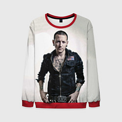 Свитшот мужской Честер Беннингтон, цвет: 3D-красный