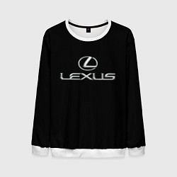 Свитшот мужской Lexus, цвет: 3D-белый