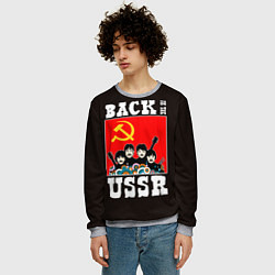Свитшот мужской Back In The USSR, цвет: 3D-меланж — фото 2