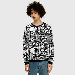 Свитшот мужской Кости, цвет: 3D-черный — фото 2