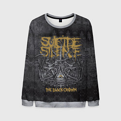 Свитшот мужской Suicide Silence: The Black Crown, цвет: 3D-меланж