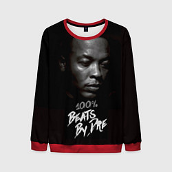 Свитшот мужской Dr. Dre: 100% Beats, цвет: 3D-красный