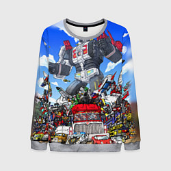 Свитшот мужской Трансформеры, цвет: 3D-меланж