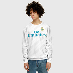 Свитшот мужской Real Madrid, цвет: 3D-белый — фото 2