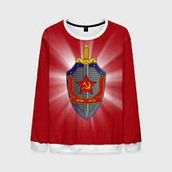 Свитшот мужской КГБ, цвет: 3D-белый