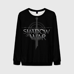 Свитшот мужской Shadow of War, цвет: 3D-черный