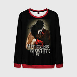 Свитшот мужской Motionless in White: Love, цвет: 3D-красный