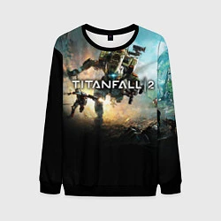 Свитшот мужской Titanfall Battle, цвет: 3D-черный