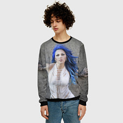Свитшот мужской Arch Enemy: Alissa White-Gluz, цвет: 3D-черный — фото 2