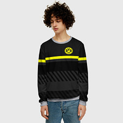 Свитшот мужской FC Borussia 2018 Original #3, цвет: 3D-меланж — фото 2