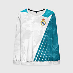 Свитшот мужской FC Real Madrid: Abstract, цвет: 3D-белый