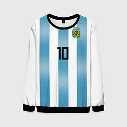 Свитшот мужской Сборная Аргентины: Месси ЧМ-2018, цвет: 3D-черный