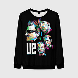 Свитшот мужской U2 Band, цвет: 3D-черный
